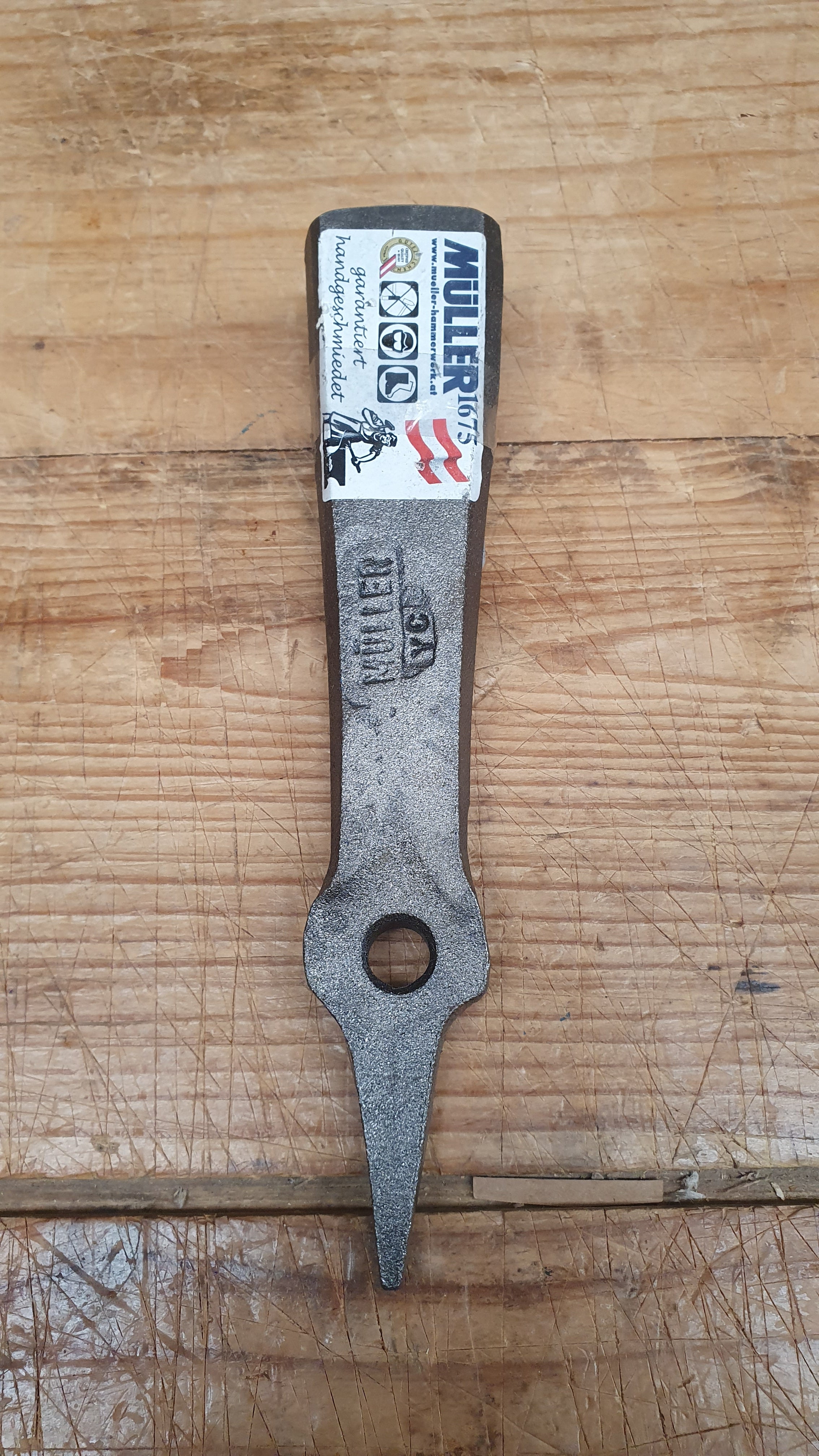 Peening Anvil by Muller, Tyrolean Style- Flat – European Tools Australia