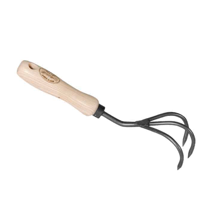 Gardener starter kit, 4 hand tools with tool hanger. – European